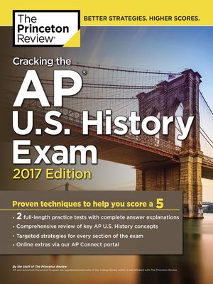 cover image of Cracking the AP U.S. History Exam, 2017 Edition